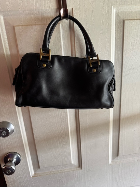 MCM Handbags - MCM Black Interior with Gold Hardware Logo Patch